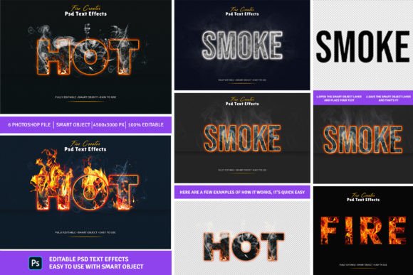 Download Realistic Fire Text Effects Creator - Premium Resources